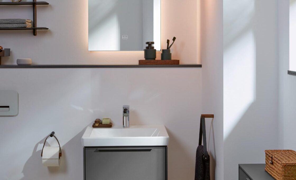 Uno specchio per creare la giusta atmosfera: Villeroy & Boch presenta More To See Lite 1